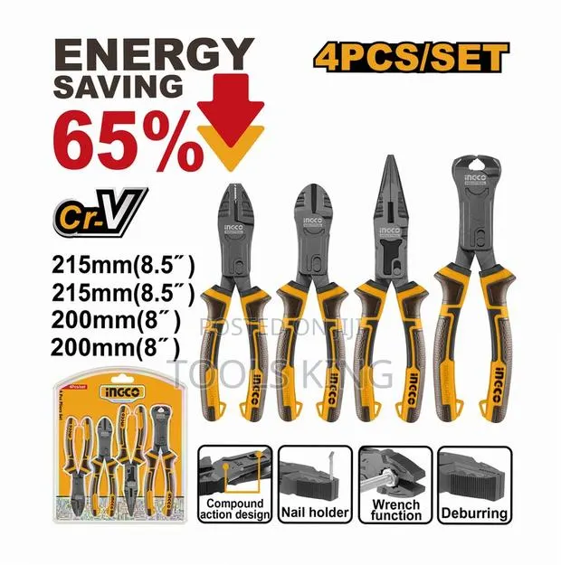 4 PCS Compound Action Pliers - Hkcps5841 · Photo 1