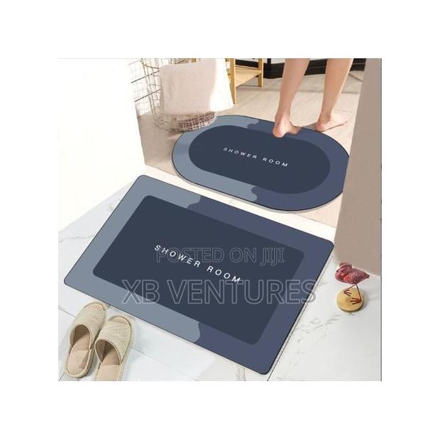 2-in-1 Bathroom Floor Mat Diatomite Absorbent Mat · Photo 5