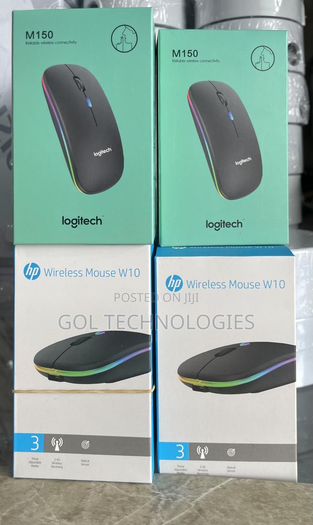 Wireless Rechargeable Bluetooth Mouse Logitech and HP · Photo 1