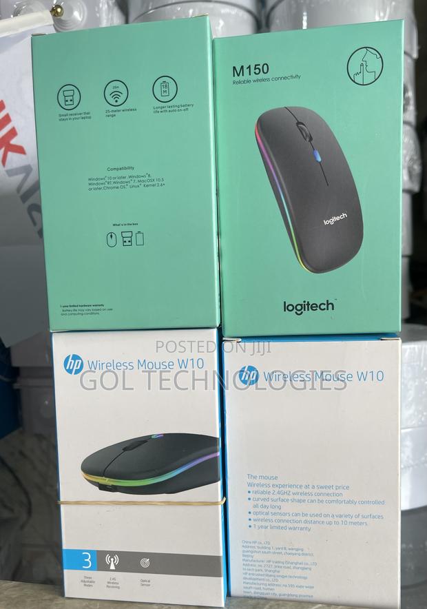 Wireless Rechargeable Bluetooth Mouse Logitech and HP · Photo 2