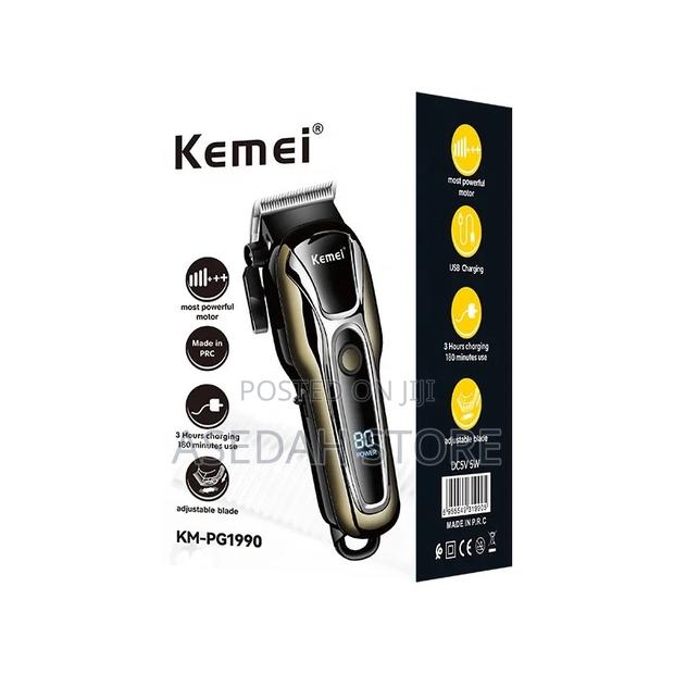 Rechargeable Professional Clipper Kemei · Photo 4