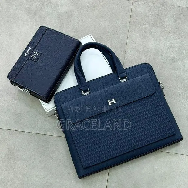This Is Original Hermes Briefcase 2in1 Pure Leather Suitcases · Photo 1