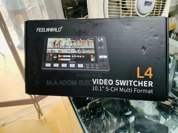 High Quality FEELWORLD L4 Multi Camera Video Mixer Switcher. · Photo 1