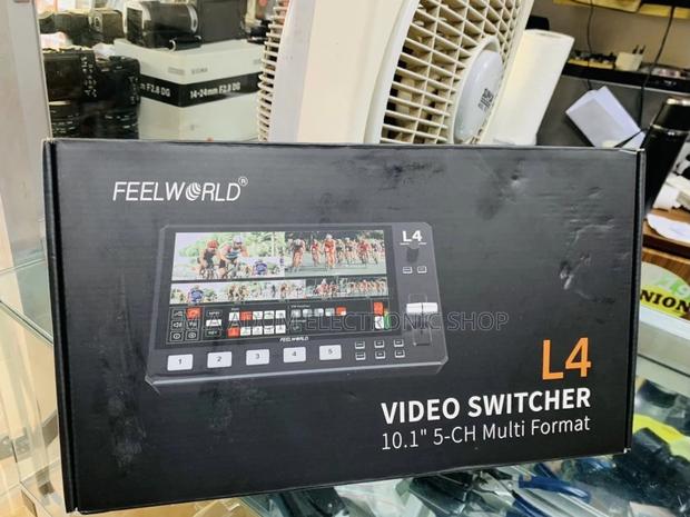 Durable FEELWORLD L4 Multi Camera Video Mixer Switcher. · Photo 1