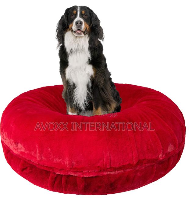Bessie Barnie Signature Red Luxury Pet/Dog Bed Large 42" · Photo 1