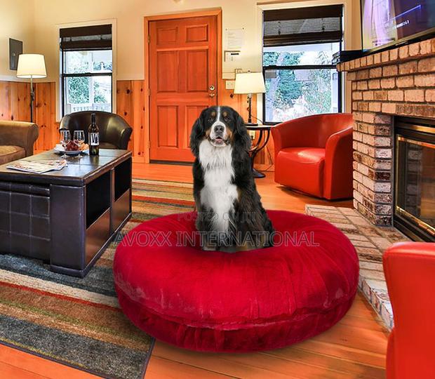Bessie Barnie Signature Red Luxury Pet/Dog Bed Large 42" · Photo 3