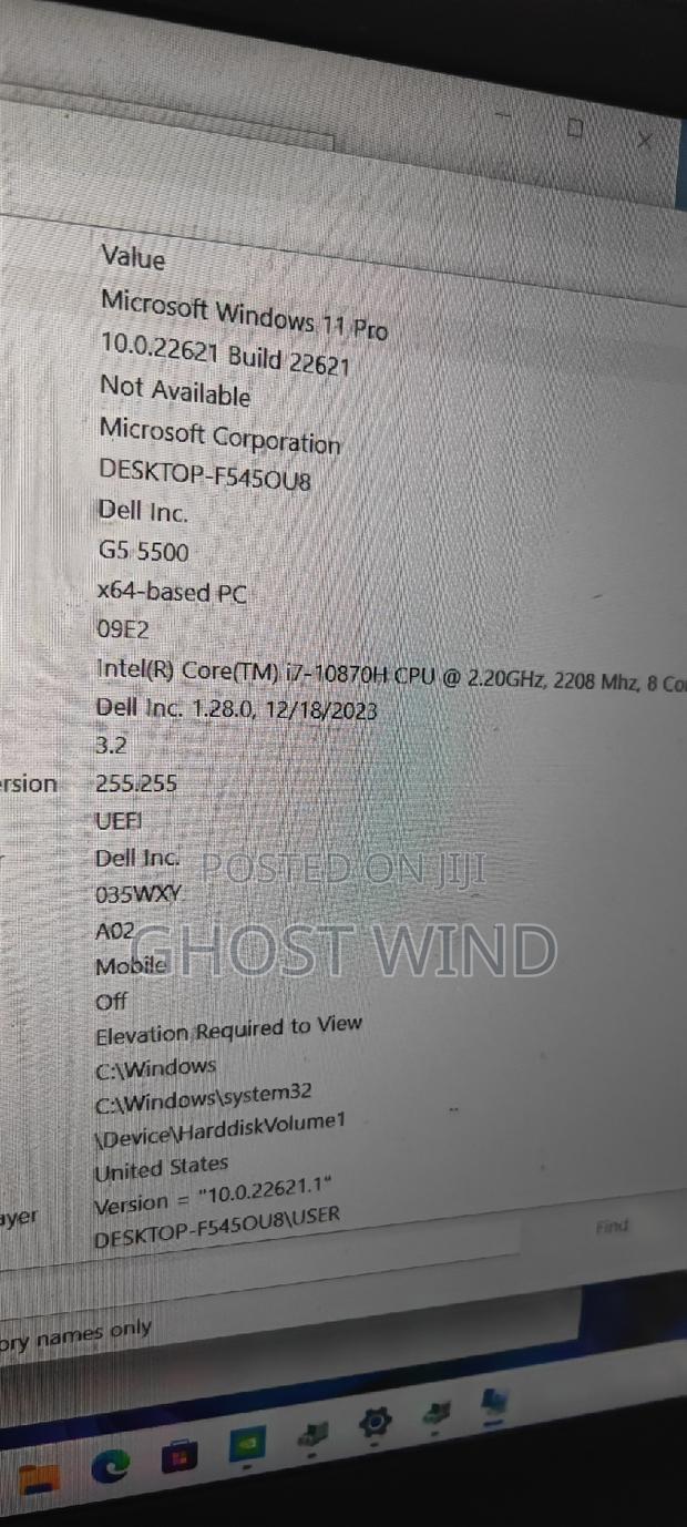 Laptop Dell G5 16GB Intel Core I7 SSD 512GB · Photo 1