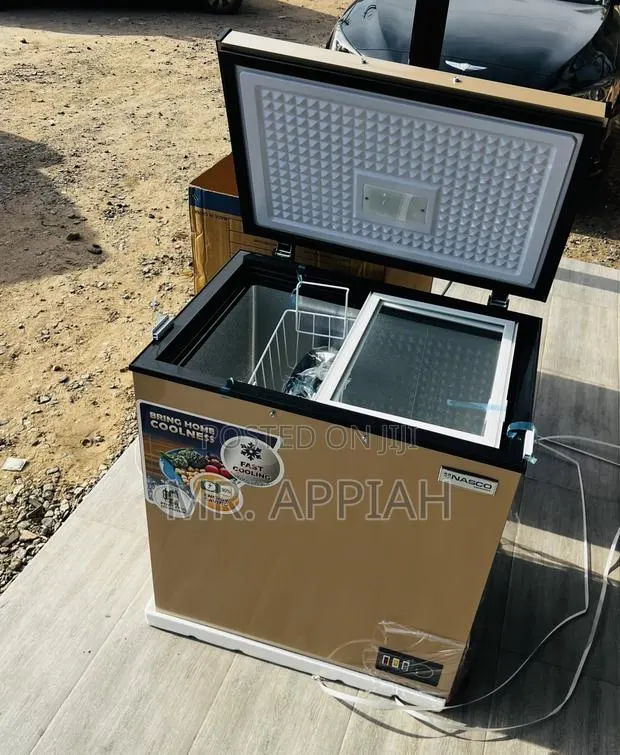 Super Classic Nasco Chest Freezer(Gold)Nas200fl,150Liters · Photo 1