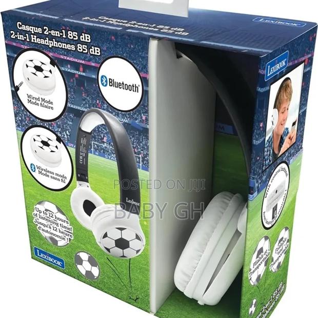 Football Designed Bluetooth and Wired Headphones for Boys · Photo 1