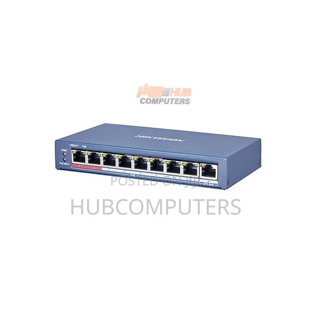 Hikvision (Ds-3e0109p-E/M(b) 8 Port Unmanaged Poe · Photo 1