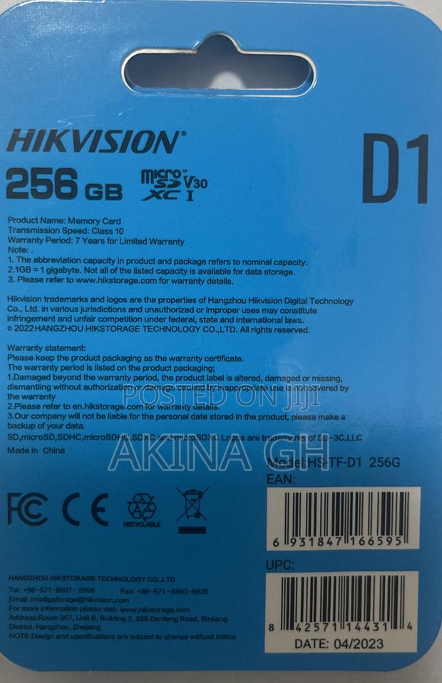 Hikvision 256 Micro Sd Card Memory Card · Photo 3