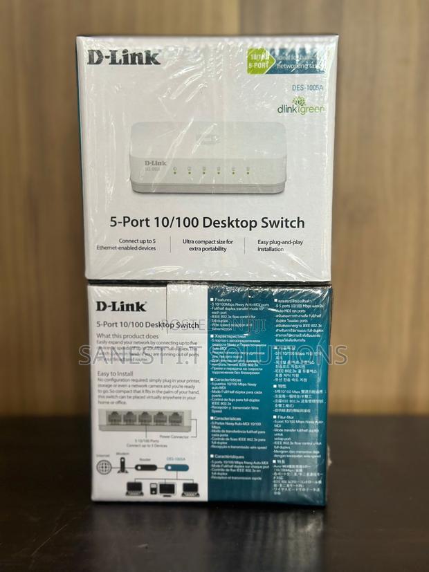 5- Port D-Link Switch DES-1005A · Photo 1