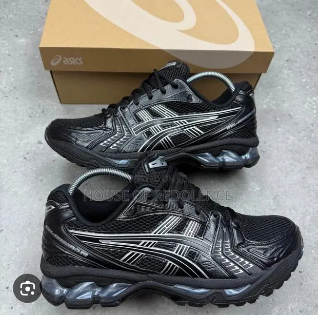 Asics Gel-Kayano 14 Black Pure Silver Sneakers · Photo 1