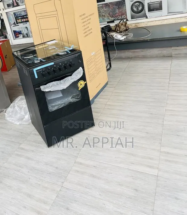 Efficient Volcano 3 Gas With 1 Electric Glass Oven(Black) · Photo 1