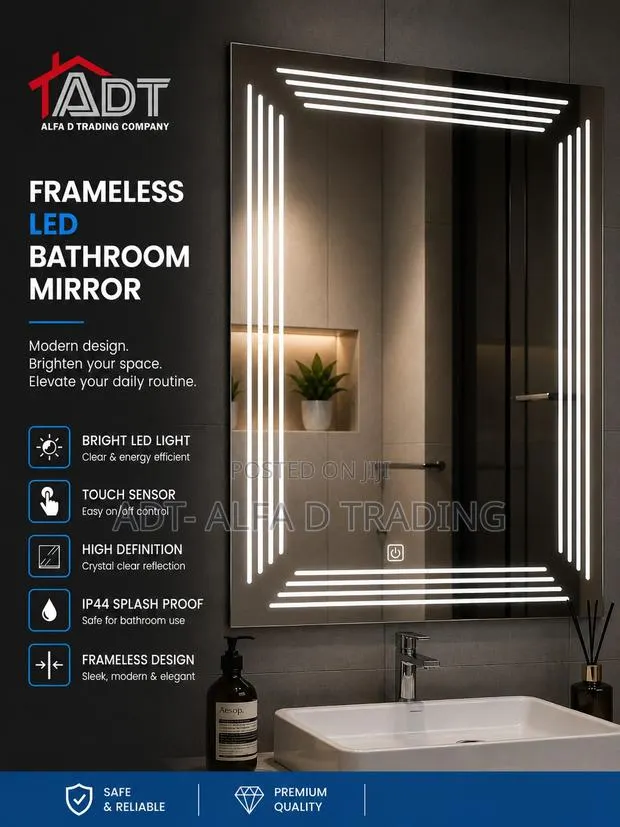 Frameless Led Mirror · Photo 1