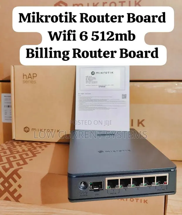 Mikrotik New Router Board Wifi 6 Hap Ax S 512mb Ram · Photo 1