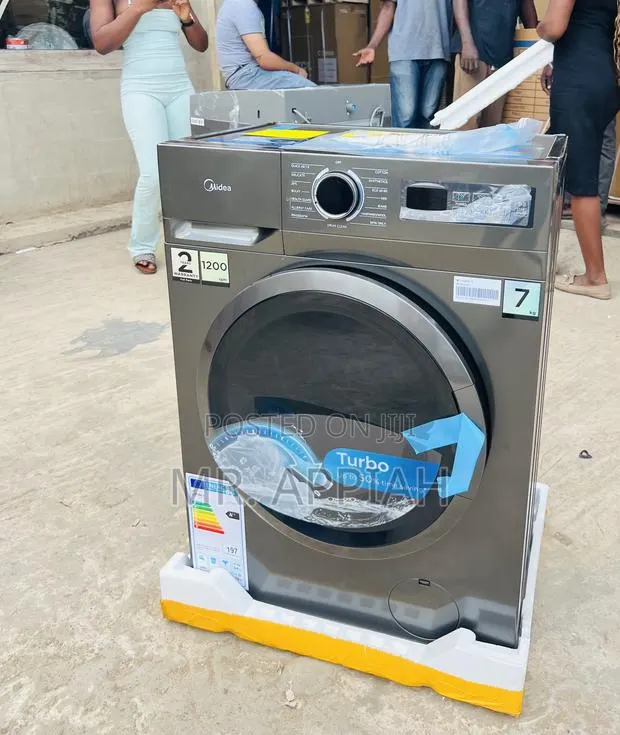 High Quality Midea Mf110w70 7kg Front Load Washing Machine(Gray) · Photo 1