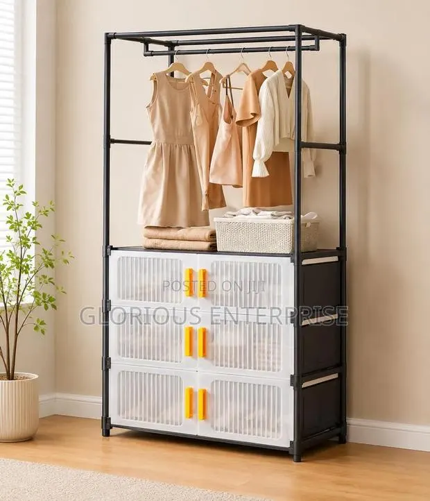 Dust Proof Cloth and Shoe Rack · Photo 1