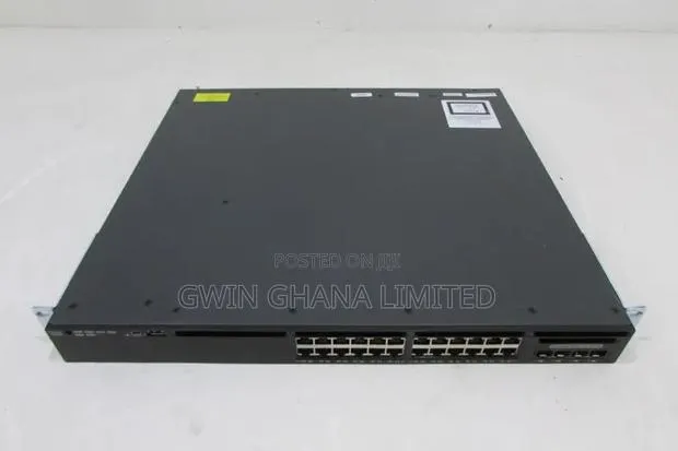 Cisco Catalyst C3650-24td 24port Gigabit Managed 2x10G/2x1gb SFP · Photo 1