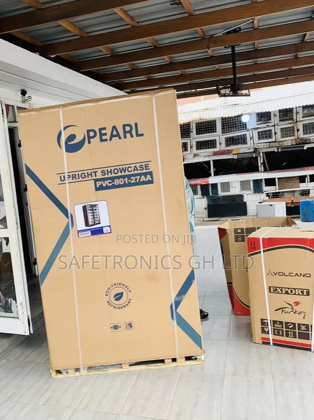 Order Sleek Pearl 690 Liters Double Door (Glass Display) Black · Photo 1