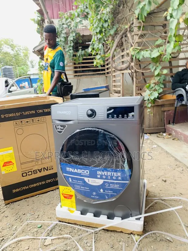 High Quality Nasco 10KG Front Load Washing Machine (NASFL-JS10KG-S) · Photo 1