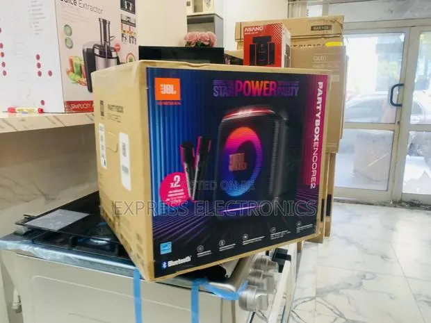 Shop From the Best Store 2 Microphones JBL Party Box Encore 2 Potable · Photo 1