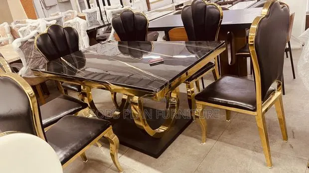 6 Seater Marble Dining Table · Photo 1
