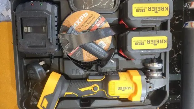 Kreter Cordless Angle Grinder With Two Batteries · Photo 1