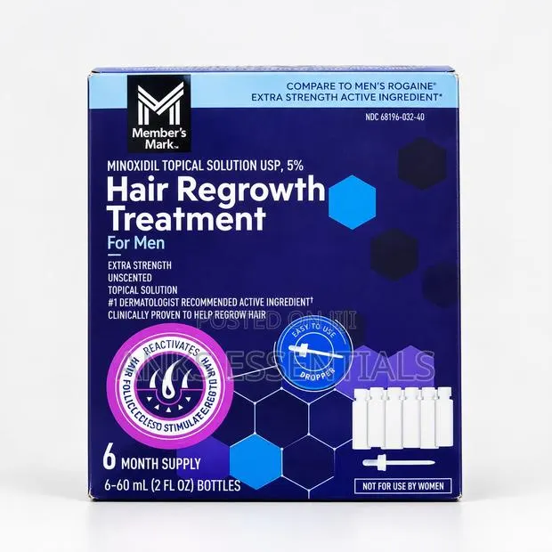 Member’s Mark Hair Regrowth Treatment for Men – 6 Pack