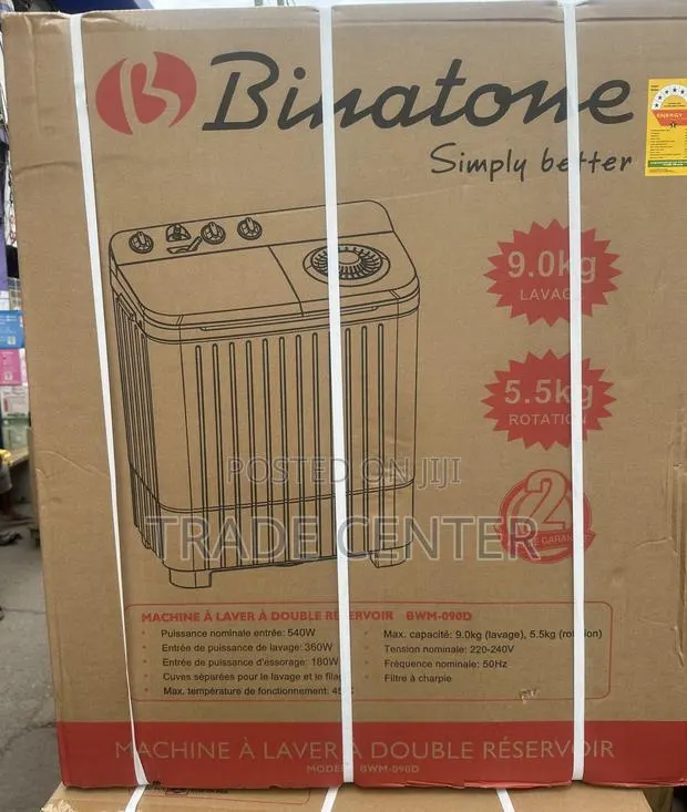 Binatone Semi Automatic Washing Machine 9kg · Photo 1