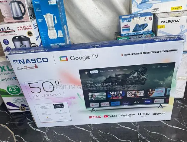 Nasco 50" HDR Smart Google Andriod 2026 TV | Nas-J50fbfl-G · Photo 1