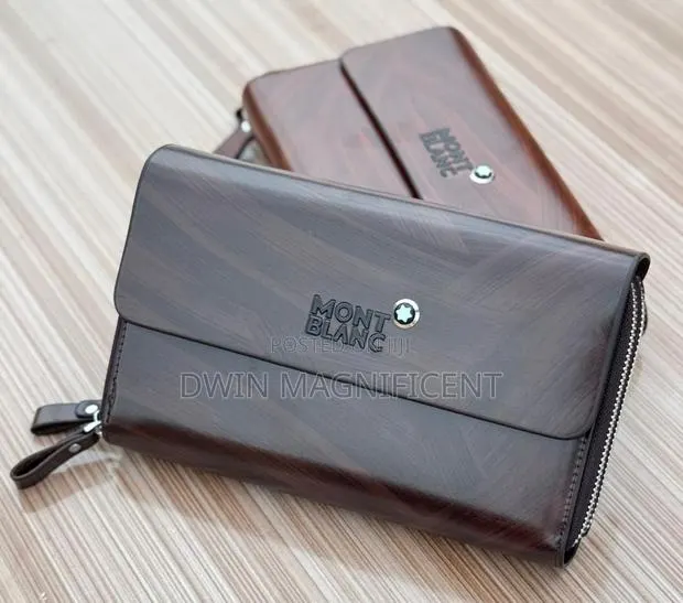 Mont Blanc Leather Zip Pouches · Photo 1