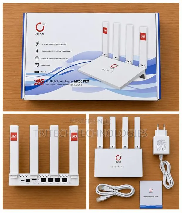 Olax Mc50 Pro Lan Ports Outdoor Portable 4g Modem Wireless · Photo 1