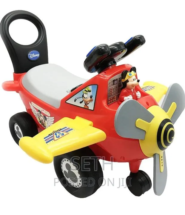 Kids Children Mickey Mouse Plane Light-Sound Activity Ride-O · Photo 1