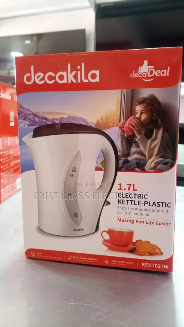 1.7l Electric Kettle -Plastic -Enjoy Morning Time With Hot Coffee · Photo 1