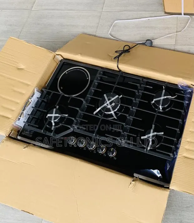 Trust Black 1 Electric 4 Gas Countertop Kenwood Inbuilt Hob · Photo 1