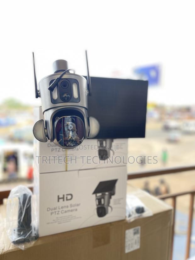 4g Dual Lens Solar PTZ Camera Floodlights (4mp) Ubox App · Photo 8