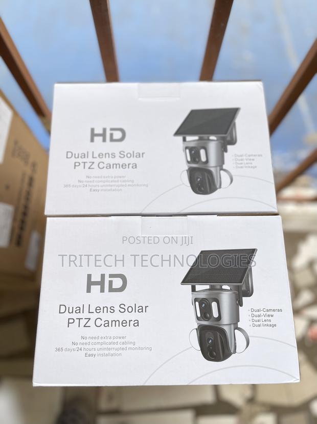 4g Dual Lens Solar PTZ Camera Floodlights (4mp) Ubox App · Photo 6