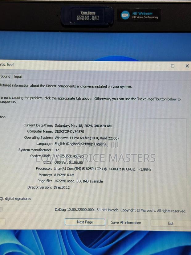 New Laptop HP ProBook 450 G5 8GB Intel Core I5 HDD 500GB · Photo 5