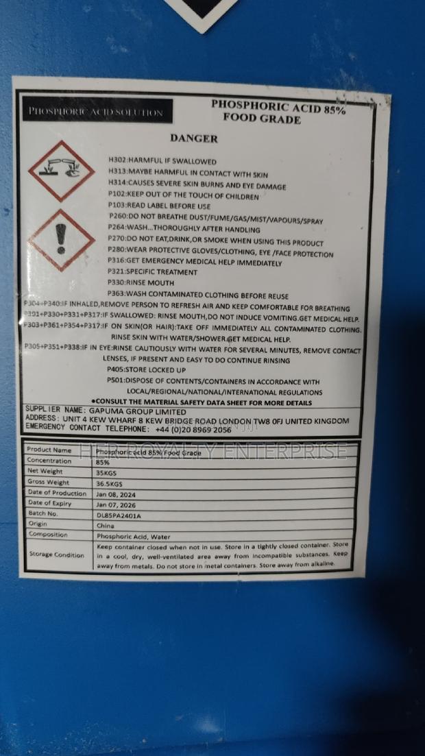 Phosphoric Acid · Photo 2