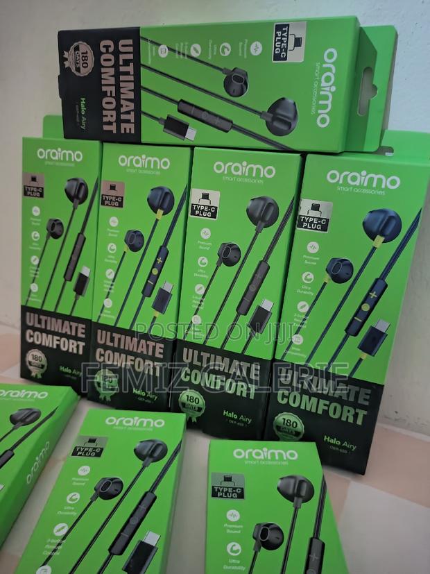 Oraimo Halo Airy Type-C Half in-Ear Wired Headphones · Photo 1
