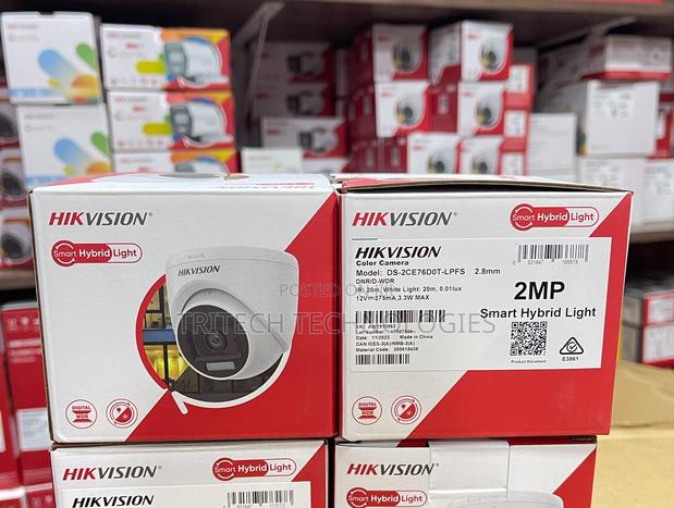 2mp Hikvision Color Vu With Sound Ds-2ce76d0t-LPFS · Photo 1