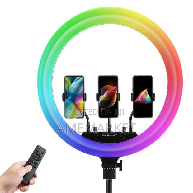 18 Inches Photography Studio Lighting LED RGB Ring Light · Photo 3