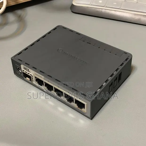 Mikrotik Hex S 5 Ports Gigabit Ethernet Router E60iUGS · Photo 1