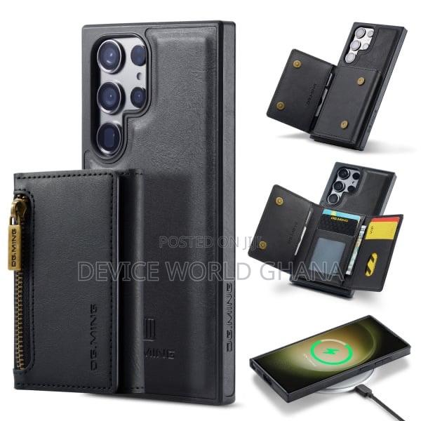 Dgming Leather Wallet Back Case for Samsung S24ultra S24+ S2 · Photo 1