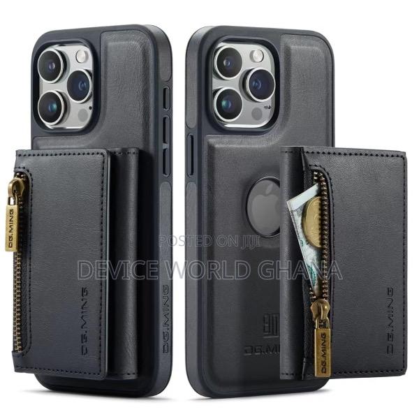 Dgming Leather Wallet Back Case for iPhone 15promax 15pro 15 · Photo 3