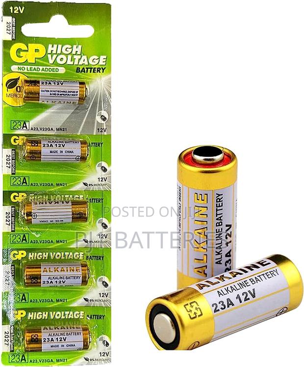 23A Alkaline Battery 23ae-C5 A23 MN21 LRV08 (Pack of 5) · Photo 1