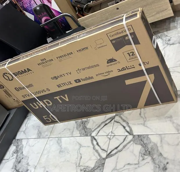 Premium Ultra 50 Inch Smart Sigma Led STV-Ku50v6-S Frameless Uhd Tv · Photo 1
