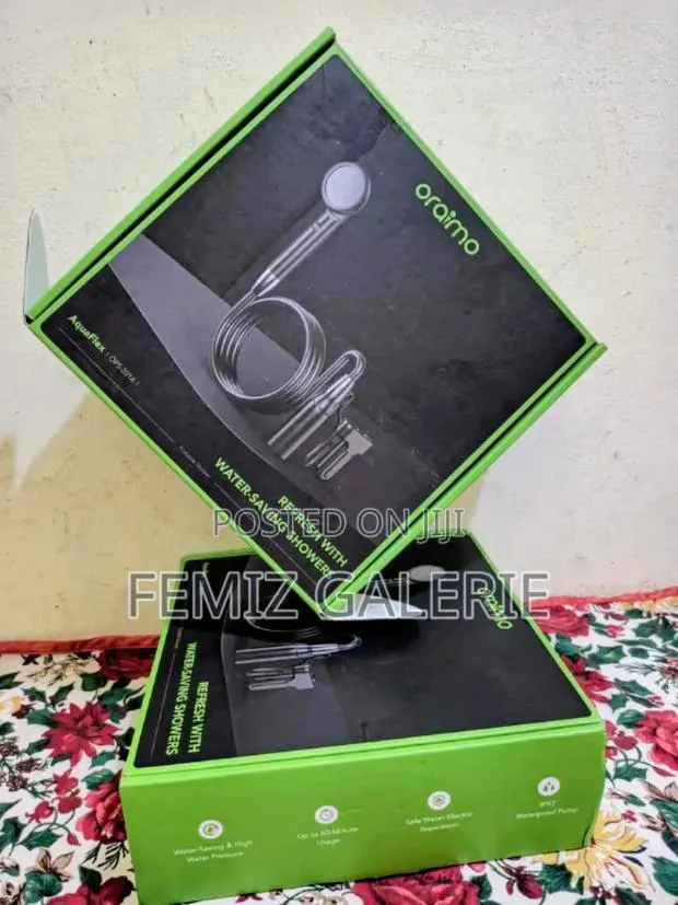 Oraimo Aquaflex Portable Rechargeable Shower Pump · Photo 1
