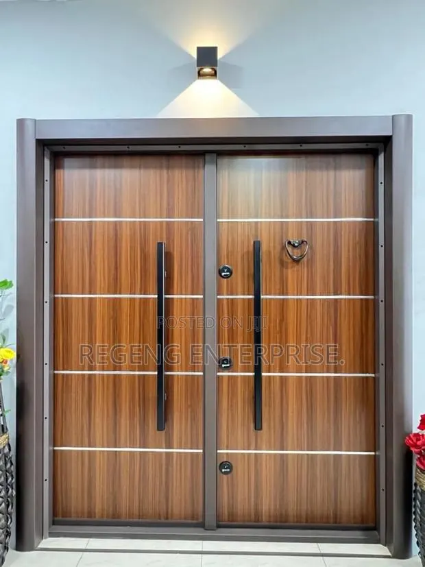 Modern Aluco Board Security Door (6ft) · Photo 1